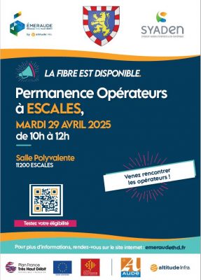 Permanence opérateurs Escales