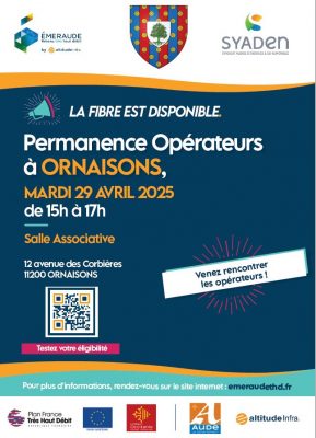 Permanence opérateurs Ornaisons