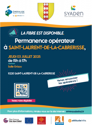 Permanence St Laurent de la Cabrerisse